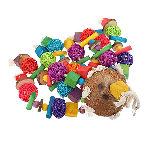 Mipcase Interaktives Spielzeug Für Vögel Papagei Molar Supplies Kauspielzeug Leichtes Vogelspielzeug Für Nymphensittiche Mipcase Interaktives Spielzeug Für Vögel Papagei Molar Supplies Kauspielzeug Leichtes Vogelspielzeug Für Nymphensittiche von Mipcase
