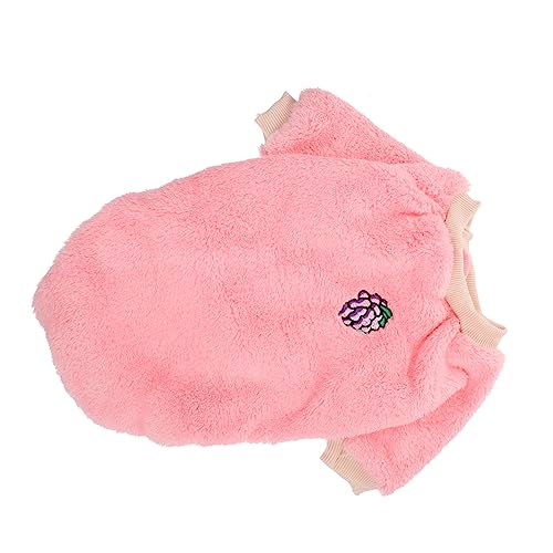 Mipcase 1stück Warmes -Outfit Für Hunde Herbst Winter Hundekleidung Elastisch Und Rosa XXL Für Kleine Große Hunde von Mipcase