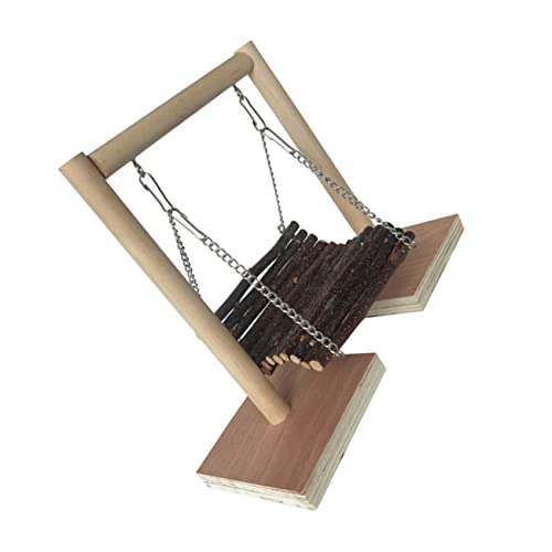 Mipcase Vogel Hamock Papagei Spielzeug Holz Eisen Kette Vogel Hängematte Für Käfig Mipcase Vogel Hamock Papagei Spielzeug Holz Eisen Kette Vogel Hängematte Für Käfig von Mipcase