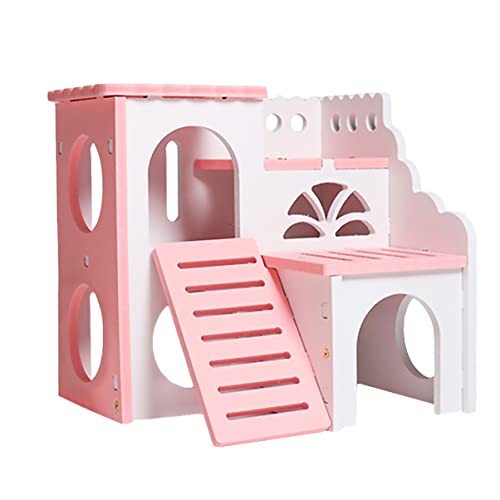 Mipcase Malerei Hamster Holz Eichhörnchen Nest Haustier Bett Leiter Für Gemütliche Spielzeit von Mipcase
