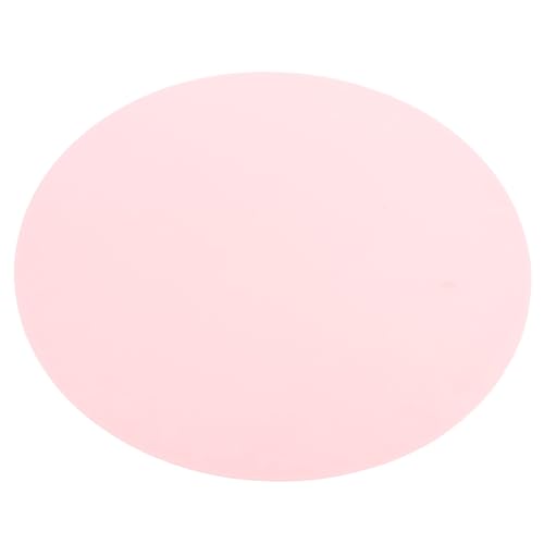 Mipcase 1 Stück Trinkmatte Für Haustiere Haustiermatte Für Futter Hundefuttermatten Für Den Boden Runde Haustierfuttermatte Runden Hundefuttermatte Wasserdicht Haustier Hundefutter Rosa von Mipcase