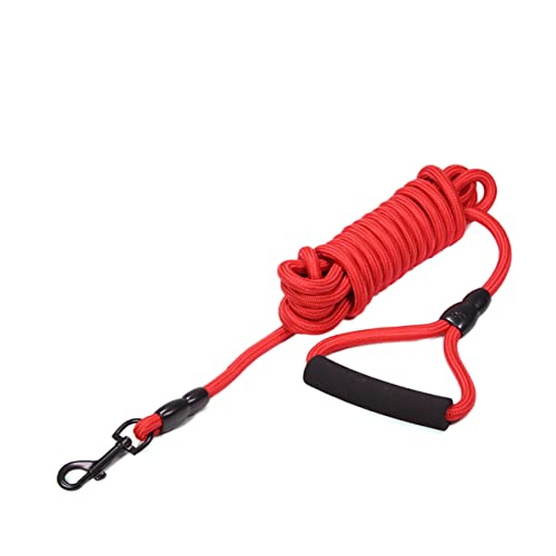 Mipcase 10m Hundeleine Heavy Duty Nylon Trainingsleine Für Mittelgroße/große Hunde Rot Mit Gepolstertem Griff Für Mipcase 10m Hundeleine Heavy Duty Nylon Trainingsleine Für Mittelgroße/große Hunde Rot Mit Gepolstertem Griff Für von Mipcase