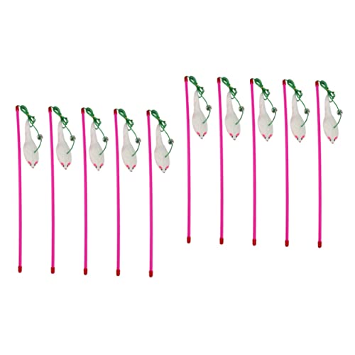 Mipcase 2 Sets Interaktives Katzenspielzeug Plüschmaus Katzen-Teaser-Stick Für Spielerischen Und Gesunden Kätzchenspaß 5 Stück * 2 Mipcase 2 Sets Interaktives Katzenspielzeug Plüschmaus Katzen-Teaser-Stick Für Spielerischen Und Gesunden Kätzchenspaß 5 Stück * 2 von Mipcase