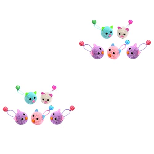 Mipcase 2 Sets Teaser-Spielzeug Kaustab Katzen-Sound-Spielzeug Glocke Plüschmaus Katzenspielzeug Spielerisches Backenzahnspielzeug Für Katzen 5 Stück * 2 Mipcase 2 Sets Teaser-Spielzeug Kaustab Katzen-Sound-Spielzeug Glocke Plüschmaus Katzenspielzeug Spielerisches Backenzahnspielzeug Für Katzen 5 Stück * 2 von Mipcase