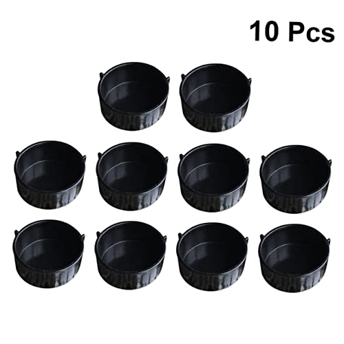 Mipcase 10 Stück Futternapf für Reptilien Spinnenschale runden Schüssel Gecko Trinken klein schleichtiere Reptilienzubehör Futterspender für Reptilien Reptilienwasserfuttermittel Black Mipcase 10 Stück Futternapf für Reptilien Spinnenschale runden Schüssel Gecko Trinken klein schleichtiere Reptilienzubehör Futterspender für Reptilien Reptilienwasserfuttermittel Black von Mipcase