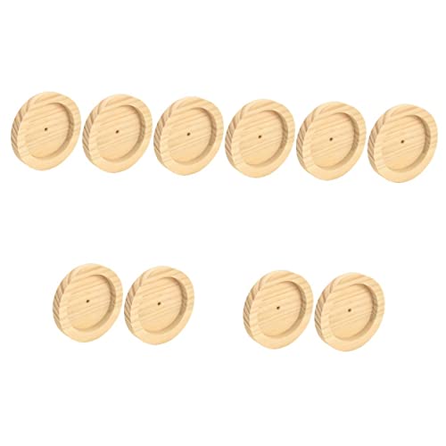 Mipcase 5sets Holz Runde Tiernahrung Schüssel Leicht Zu Reinigen für Hamster Chinchilla 2 Stücke * 5 Mipcase 5sets Holz Runde Tiernahrung Schüssel Leicht Zu Reinigen für Hamster Chinchilla 2 Stücke * 5 von Mipcase