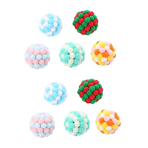 Mipcase 10 STK Interaktives Katzenspielzeug Böse Katze Katzenfänger Spielzeug Katze Pom Pom Kugeln Katzengarn Katzen-Teaser-Spielzeug Katzenfalte Flauschige Katze Haustier Ball Katze Mipcase 10 STK Interaktives Katzenspielzeug Böse Katze Katzenfänger Spielzeug Katze Pom Pom Kugeln Katzengarn Katzen-Teaser-Spielzeug Katzenfalte Flauschige Katze Haustier Ball Katze von Mipcase