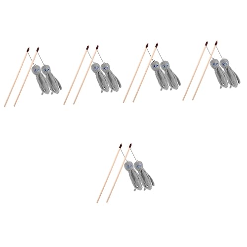 Mipcase 5 Sets Interaktive Katzenstäbchen Octopus Für Katzen Energiereiches Katzenspielzeug Katzenteaser Geleespielzeug 2 Stück * 5 Mipcase 5 Sets Interaktive Katzenstäbchen Octopus Für Katzen Energiereiches Katzenspielzeug Katzenteaser Geleespielzeug 2 Stück * 5 von Mipcase