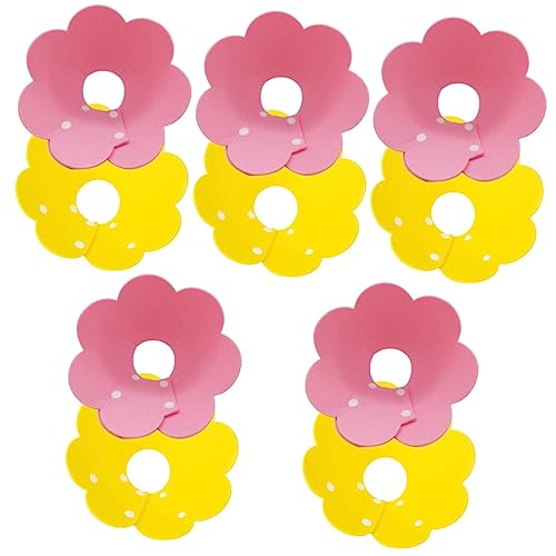 Mipcase 5er-Sets Katzenhalsband Weicher Haustierhalsband Für Postoperative Kätzchen Für Katzen Kratzfestes Haustierhalsband Bequemes Material 2 Stück X 5 von Mipcase