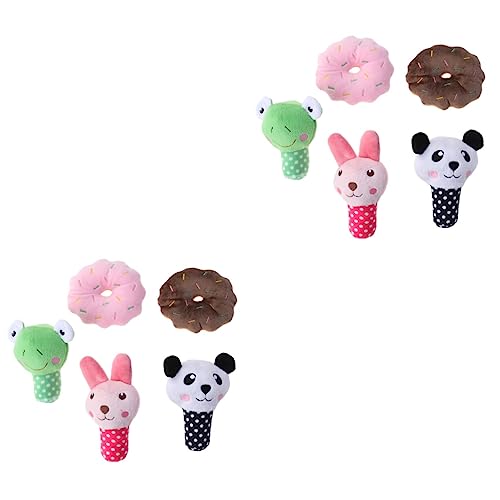 Mipcase 2 Sets Quietschendes Hundespielzeug Für Hunde Welpen-Set Mit Obst-Design Kaffee-Donut Küken Panda Hase Quietschendes Hundespielzeug 5 Stück * 2 Mipcase 2 Sets Quietschendes Hundespielzeug Für Hunde Welpen-Set Mit Obst-Design Kaffee-Donut Küken Panda Hase Quietschendes Hundespielzeug 5 Stück * 2 von Mipcase