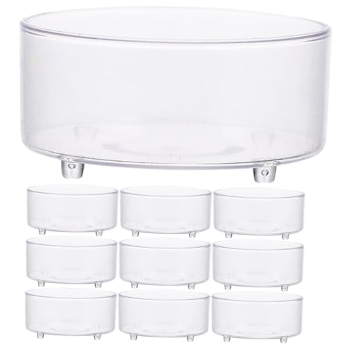 Mipcase 10 Stück Wasserbehälter Reptilienfutterbehälter Geckofutterbehälter Eidechsen Gecko-Futternapf Schüssel Haustier Reptilienschale Multifunktionaler Futterbecher für Reptilien Acryl Mipcase 10 Stück Wasserbehälter Reptilienfutterbehälter Geckofutterbehälter Eidechsen Gecko-Futternapf Schüssel Haustier Reptilienschale Multifunktionaler Futterbecher für Reptilien Acryl von Mipcase