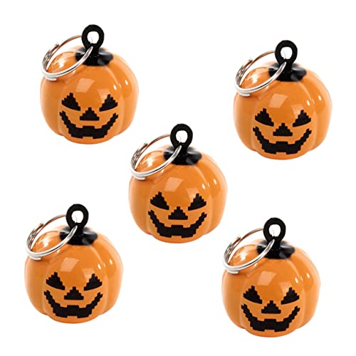 Mipcase 10 Stücke Kürbis Form Haustier Glocken Cartoon Kupfer Halskette Zubehör Für Halloween Dekorationen Mipcase 10 Stücke Kürbis Form Haustier Glocken Cartoon Kupfer Halskette Zubehör Für Halloween Dekorationen von Mipcase