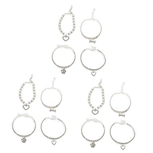 Mipcase 3er-Sets Katzenhalsband Dekorative Halskette Verschleißfest für Kätzchen Bequem und Leicht Zu Reinigen 3 Farben 4 Stück X 3 Mipcase 3er-Sets Katzenhalsband Dekorative Halskette Verschleißfest für Kätzchen Bequem und Leicht Zu Reinigen 3 Farben 4 Stück X 3 von Mipcase