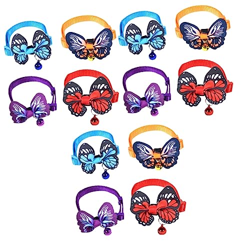 Mipcase 12 STK Haustierhalsband Katze Hundehalsband Aus Filz Hund Fliegen Kätzchenspielzeug Spielzeug Für Haustiere Welpenspielzeug Rote Fliege Spielzeuge Zubehör Groß Pu Mipcase 12 STK Haustierhalsband Katze Hundehalsband Aus Filz Hund Fliegen Kätzchenspielzeug Spielzeug Für Haustiere Welpenspielzeug Rote Fliege Spielzeuge Zubehör Groß Pu von Mipcase
