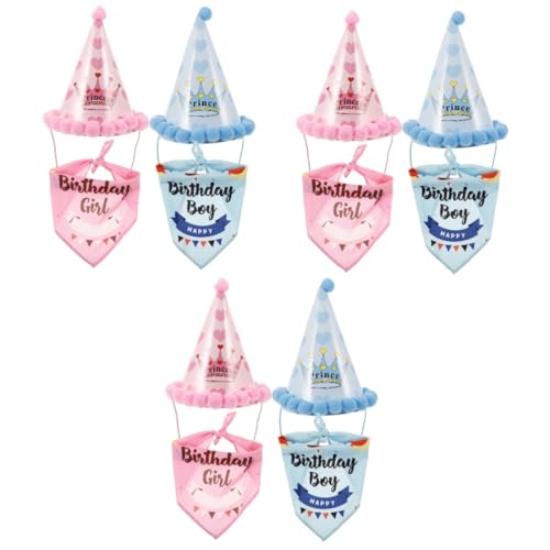 Mipcase 12-teiliges Set EIN Set Haustier-geburtstagshut Speicheltuch Für Hunde Modisches Sicheres Und Bequemes Party-zubehör Für Hunde Mipcase 12-teiliges Set EIN Set Haustier-geburtstagshut Speicheltuch Für Hunde Modisches Sicheres Und Bequemes Party-zubehör Für Hunde von Mipcase