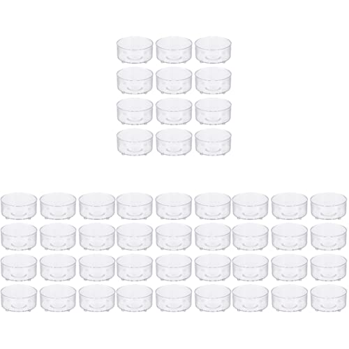 Mipcase Fressnapf Frosch 120 Stück Transparenter Fisch Schlange Reptil Aquarium Schildkröte Gecko Schale Für Eidechsen Schalen Tassen Futter Drachenschale Garnelen Bart Kleine Haushaltsspinne von Mipcase