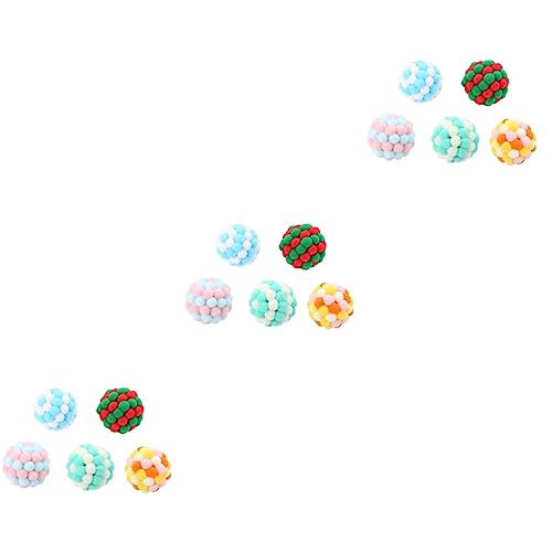 Mipcase 15 STK Flauschige Katze Kratzspielzeug Für Katzen Katzengarn Kätzchen Bälle Böse Katze Katzenbälle Aus Schaumstoff Katze Pom Pom Kugeln Katze Spielt Katzenkratzer Beissen Mipcase 15 STK Flauschige Katze Kratzspielzeug Für Katzen Katzengarn Kätzchen Bälle Böse Katze Katzenbälle Aus Schaumstoff Katze Pom Pom Kugeln Katze Spielt Katzenkratzer Beissen von Mipcase