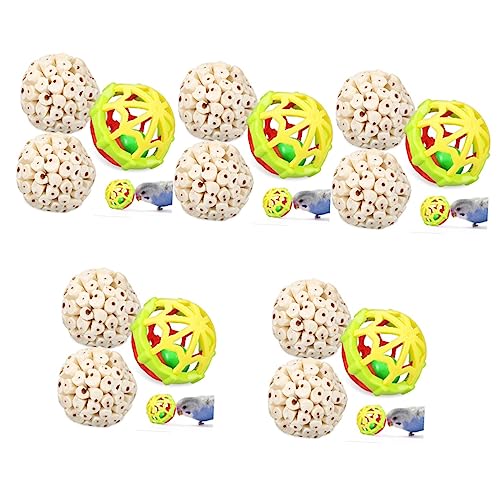 Mipcase 5 Sets Kauspielzeug Für Vögel Klein Mit Glocke Gummischnabel Schleifen Für Papageien Nymphensittiche Finken 3 Stück X 5 Mipcase 5 Sets Kauspielzeug Für Vögel Klein Mit Glocke Gummischnabel Schleifen Für Papageien Nymphensittiche Finken 3 Stück X 5 von Mipcase