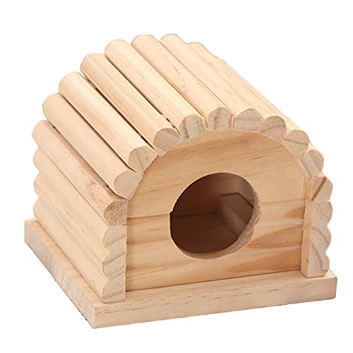 Mipcase 1 Stück Hamsterhaus Aus Holz – Zwerghamsterspielzeug Hütte Tierheim Robustes Material Gemütliches Nest Mipcase 1 Stück Hamsterhaus Aus Holz – Zwerghamsterspielzeug Hütte Tierheim Robustes Material Gemütliches Nest von Mipcase