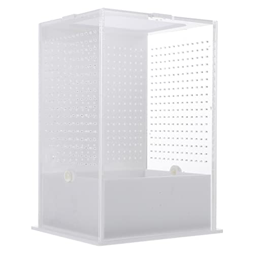 Mipcase Beobachtungskäfig Acryl Insekten-Terrarium Belüftete Box Für Spinnen Skorpionkäfer von Mipcase
