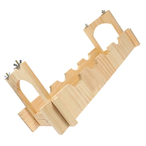 Mipcase Haustierbrücke Für Meerschweinchen Zubehör Zum Verstecken Aus Holz Stabile Brücke Für Kleintiere Modisches Hamsterspielzeug Für Ratten Und Igel von Mipcase