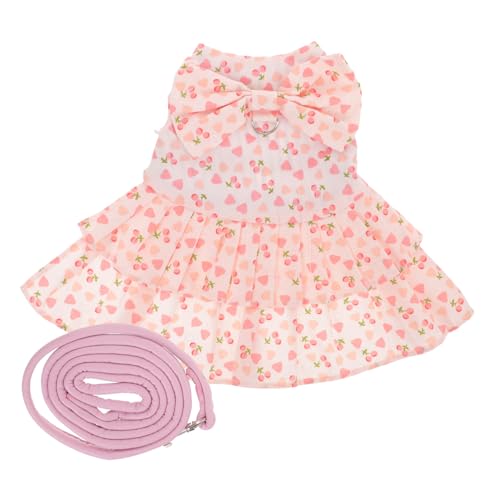 Mipcase 1satz Kostüm Für Kleine Tiere Süßes Bunny-Kleid Mit Leine Für Katzen Und Kaninchen Dekorativ Und Bequem Für Drinnen Und Draußen Mit Schleife Mipcase 1satz Kostüm Für Kleine Tiere Süßes Bunny-Kleid Mit Leine Für Katzen Und Kaninchen Dekorativ Und Bequem Für Drinnen Und Draußen Mit Schleife von Mipcase