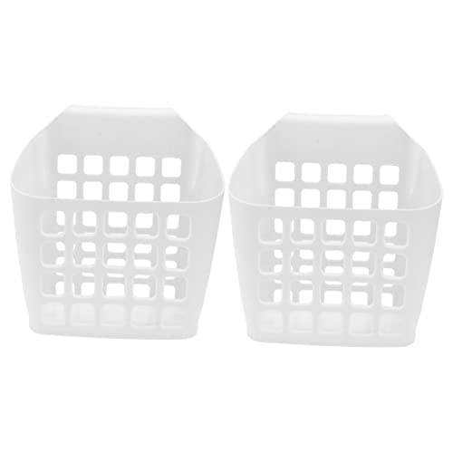 Mipcase 2 STK Hasengrasständer Futterraufe Für Heu Im Innenbereich Automatische Zuführung Kaninchen Heu Heuaufhänger Hasenschale Weiß Hochwertiger Kunststoff Meerschweinchen Fütterungsbox von Mipcase