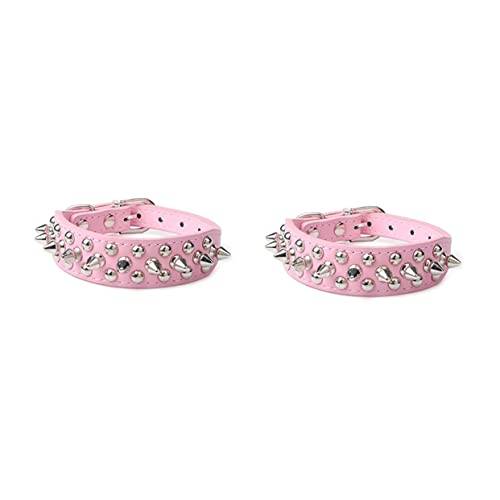 Mipcase 2 Stück Modisches Hundehalsband Für Mittelgroße Hunde Verstellbares Pu-haustierhalsband Mit D-Schnalle 42 X 2 5 cm Mipcase 2 Stück Modisches Hundehalsband Für Mittelgroße Hunde Verstellbares Pu-haustierhalsband Mit D-Schnalle 42 X 2 5 cm von Mipcase