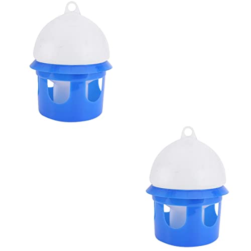 Mipcase 2 STK Automatische Wasserflasche Wasserbehälter Für Nymphensittiche Wasserkocher Mit Automatischer Fütterung Wasserspender Für Vögel Füttere Den Wasserkocher Plastik Taube von Mipcase