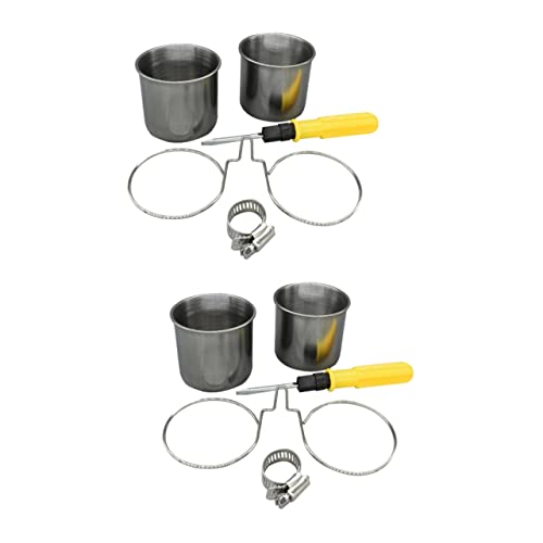 Mipcase 2 Sätze Vogel Futter Box Futter Becher Vogelfutterschalen Aus Edelstahl Zubehör Für Vogelkäfige Vogelnapf Aus Edelstahl Vogelschalen Xuanfeng König Rostfreier Stahl Reisen Mipcase 2 Sätze Vogel Futter Box Futter Becher Vogelfutterschalen Aus Edelstahl Zubehör Für Vogelkäfige Vogelnapf Aus Edelstahl Vogelschalen Xuanfeng König Rostfreier Stahl Reisen von Mipcase