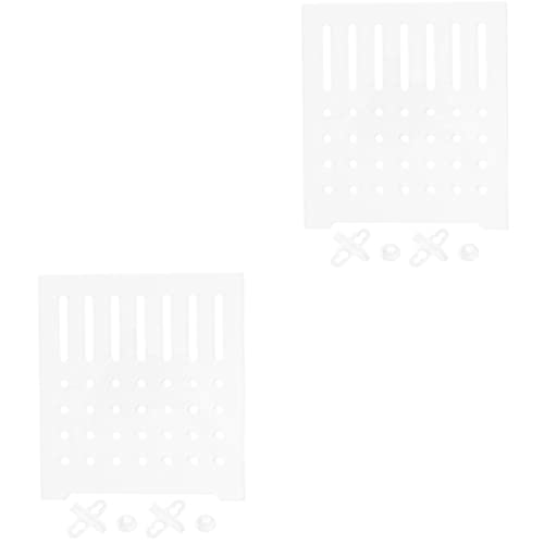 Mipcase 2 Sets Zubehör Panel Trenngitter Fisch Für Mit Platte Platten Saug Gemischte Acrylplatte Kinderzimmer Weiße Trennwand Aquarium Filter Isolierung Zucht Bodenschalen Tank von Mipcase