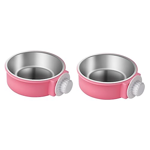 Mipcase 2 Stück 2 1 Robustes Hängenapf-Set Für Haustiere Aus Edelstahl Hundenapfkäfig Für Trockenfutter Einfach Zu Installierende Einzelteile Mipcase 2 Stück 2 1 Robustes Hängenapf-Set Für Haustiere Aus Edelstahl Hundenapfkäfig Für Trockenfutter Einfach Zu Installierende Einzelteile von Mipcase