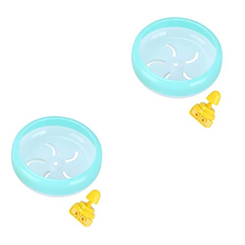 Mipcase Hamsterrad Leise Laufrad 2 cm Chinchilla Mäuse Haustiere Spielzeug Zufallsrad Übung Hamster Zollrad - Rennmaus Für Mit Spielzeug - Jogging Rennmäuse - Laufhalter Hamsterzubehör von Mipcase