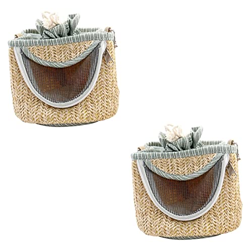 Mipcase 2 Stück Bequemes Hamsterbett Weiche Transportbox Tragbare Haustiertasche Für Haustiere von Mipcase