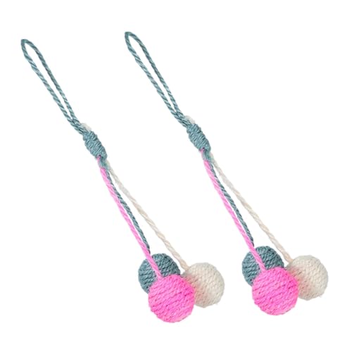 Mipcase 2stücke Hängende Sisal-katzenbälle Interaktive Kratzspielzeuge Für Katzen Fördert Mentale Und Spielspaß Kleinen Wohnungen DREI Lebendige Farben Mipcase 2stücke Hängende Sisal-katzenbälle Interaktive Kratzspielzeuge Für Katzen Fördert Mentale Und Spielspaß Kleinen Wohnungen DREI Lebendige Farben von Mipcase