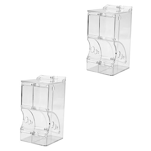 Mipcase 2 Stück Nachfüllbarer Futterspender für Haustiere Hamsterfutterautomat Automatischer Futterspender Futternapf Aus Kunststoff Sicher und für Eichhörnchenkäfig Mipcase 2 Stück Nachfüllbarer Futterspender für Haustiere Hamsterfutterautomat Automatischer Futterspender Futternapf Aus Kunststoff Sicher und für Eichhörnchenkäfig von Mipcase