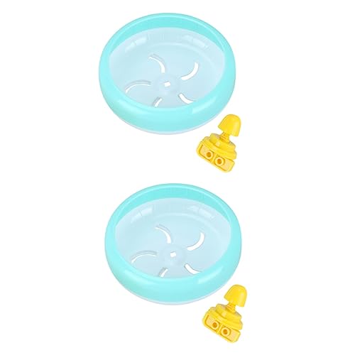 Mipcase 2 Stücke Ruhigen Übung Rad Für Hamster Rennmäuse Mäuse Laut Jogging Spielzeug Nacht Spaß Für Haustiere von Mipcase