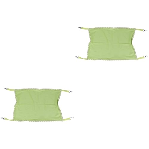 Mipcase 2 Stücke Tier Hängen Etagen Käfig Pad Katze Bett Mesh Für Schlaf Haustier Schlaf Bett Pad Bett Grün Mipcase 2 Stücke Tier Hängen Etagen Käfig Pad Katze Bett Mesh Für Schlaf Haustier Schlaf Bett Pad Bett Grün von Mipcase