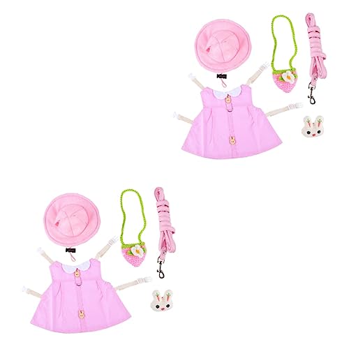 Mipcase 2-teiliges Hasenwesten-Set Mit Leine Und Ankleidezubehör Für Hamster Und Haustiere Mipcase 2-teiliges Hasenwesten-Set Mit Leine Und Ankleidezubehör Für Hamster Und Haustiere von Mipcase