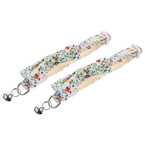 Mipcase Katzenhalsband Dekoratives Haustierhalsband Mit Glöckchen Polyester-Baumwolle Nylon Entzückendes Halsbandset Für Haustiere Und Kätzchen Mipcase Katzenhalsband Dekoratives Haustierhalsband Mit Glöckchen Polyester-Baumwolle Nylon Entzückendes Halsbandset Für Haustiere Und Kätzchen von Mipcase