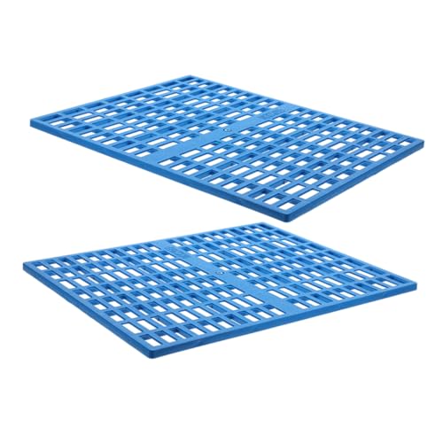 Mipcase 2 Stück Haustierkäfigmatte Gewebte Kaninchenmatte Stall Kaninchenstall Kaninchenbodenmatten Kaninchenkühlmatte Häschenkäfigbettwäsche Futterspender von Mipcase