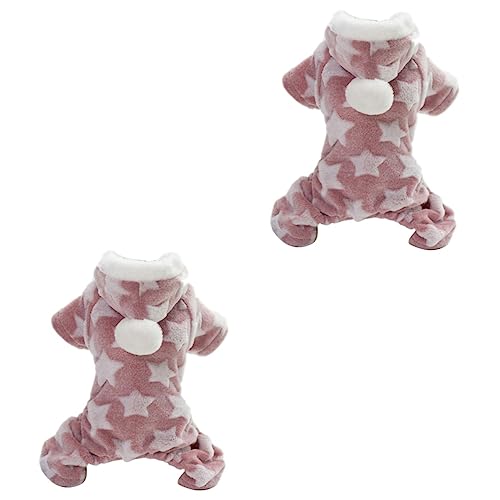 Mipcase 2 Stücke Hund Mantel Stern Muster Fleece Hund Outfit Haustier Kleidung Chihuahua Warm Und Modische Mipcase 2 Stücke Hund Mantel Stern Muster Fleece Hund Outfit Haustier Kleidung Chihuahua Warm Und Modische von Mipcase