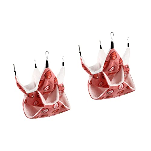 Mipcase 2st Hamster Hängematte Rattenschlafsack Hängematten-hängetunnel Plüschbett Für Haustiere Kleintierbett Warmes Hängemattenspielzeug Hamsternest Stofftiere Flachs Sanft Die Schaukel Mipcase 2st Hamster Hängematte Rattenschlafsack Hängematten-hängetunnel Plüschbett Für Haustiere Kleintierbett Warmes Hängemattenspielzeug Hamsternest Stofftiere Flachs Sanft Die Schaukel von Mipcase