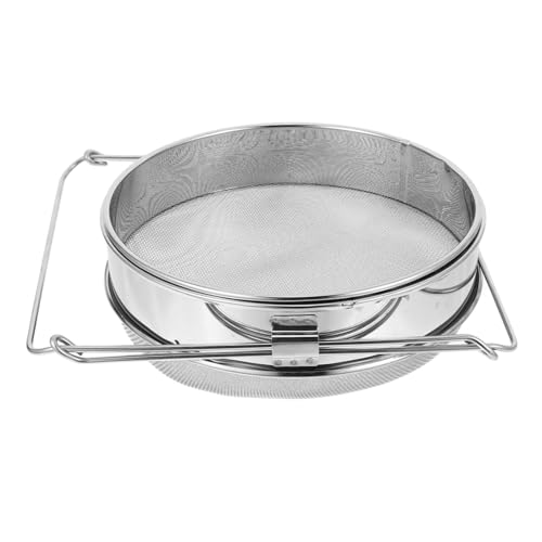 Mipcase 2 Stück Honigsiebfilter Ernte Honigextraktionsausrüstung Manuellem Honigextraktor Imkerei Ausrüstung Bienensieb für Honigschleuder Honigsieb aus Edelstahl Rostfreier Silber Mipcase 2 Stück Honigsiebfilter Ernte Honigextraktionsausrüstung Manuellem Honigextraktor Imkerei Ausrüstung Bienensieb für Honigschleuder Honigsieb aus Edelstahl Rostfreier Silber von Mipcase