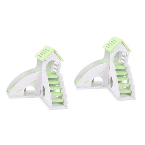 Mipcase 2 Stücke Dekorative Hamster Hideout Spielzeug Pet Nest Für Guinea Pig Klettern Leiter von Mipcase