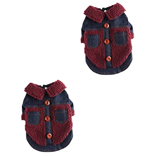 Mipcase 2 Stücke Atmungsaktive Hundejacke Hundemantel Für Welpen Warme Und Bequeme Haustierkleidung Für Outdoor-aktivitäten Mipcase 2 Stücke Atmungsaktive Hundejacke Hundemantel Für Welpen Warme Und Bequeme Haustierkleidung Für Outdoor-aktivitäten von Mipcase