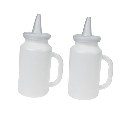 Mipcase 2 Stück Kälbermilchflasche klein Fütterung Schluck Neugeborenes Krankenschwester Hasen Flasche pet Flaschen praktischer Kälbermilchbehälter Stillflasche für Haustiere Plastik Weiß Mipcase 2 Stück Kälbermilchflasche klein Fütterung Schluck Neugeborenes Krankenschwester Hasen Flasche pet Flaschen praktischer Kälbermilchbehälter Stillflasche für Haustiere Plastik Weiß von Mipcase