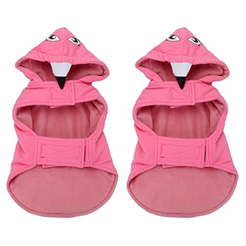 Mipcase 2 Stücke Hund Zubehör Warme Flamingo Print Haustier Mantel Baumwolle Haustier Weste Für Outdoor-aktivitäten Mipcase 2 Stücke Hund Zubehör Warme Flamingo Print Haustier Mantel Baumwolle Haustier Weste Für Outdoor-aktivitäten von Mipcase