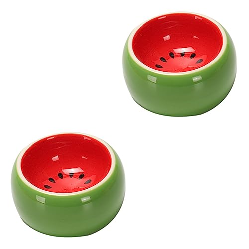 Mipcase 2 Stücke Hamster Fütterung Schüssel Modische Früchte Muster Trockenen Snacks Frische Lebensmittel Mipcase 2 Stücke Hamster Fütterung Schüssel Modische Früchte Muster Trockenen Snacks Frische Lebensmittel von Mipcase