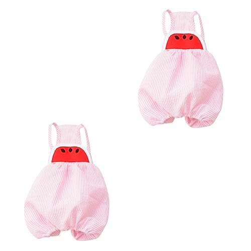 Mipcase 2 Stücke Hund Party Hose Wassermelone Streifen Sling Komfortable Haustier Kleidung Foto Requisiten Waschen von Mipcase